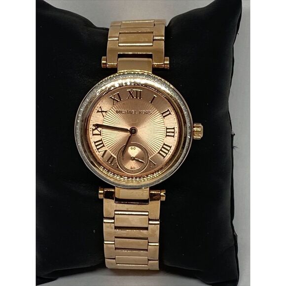 Michael Kors Skylar MK5971 Womens Stainless Steel Analog Dial Quartz Watch JK466 - Picture 3 of 12